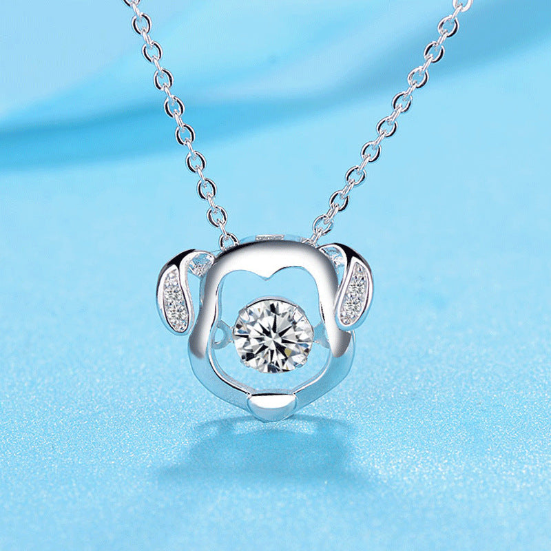 Wholesale Zodiac Smart Pendant Clavicle Chain Necklaces Choker Necklace ACC-NE-YJY001