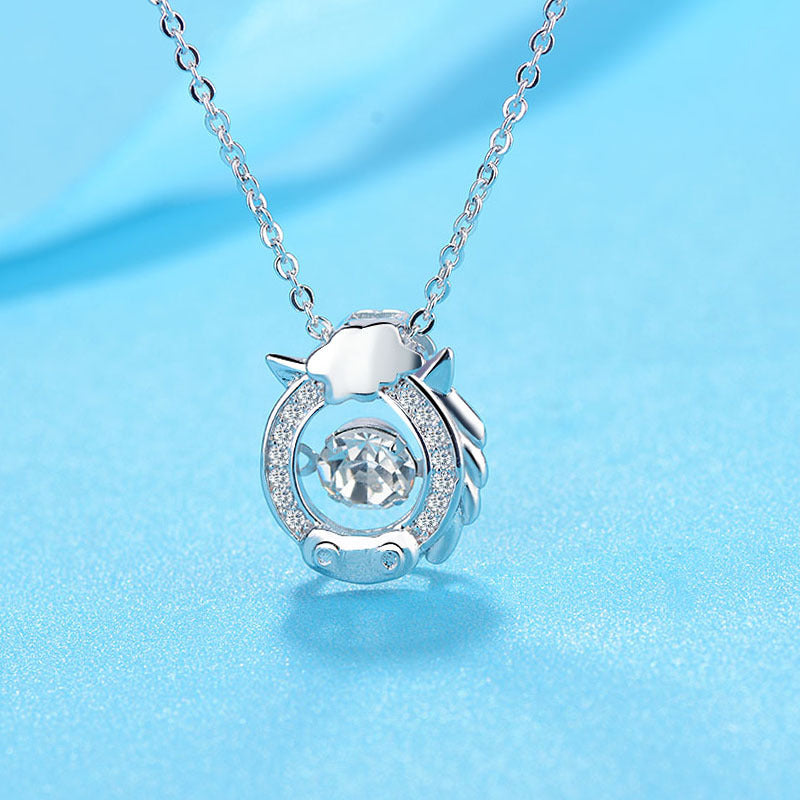 Wholesale Zodiac Smart Pendant Clavicle Chain Necklaces Choker Necklace ACC-NE-YJY001