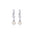 Wholesale S925 sterling silver pearl earrings