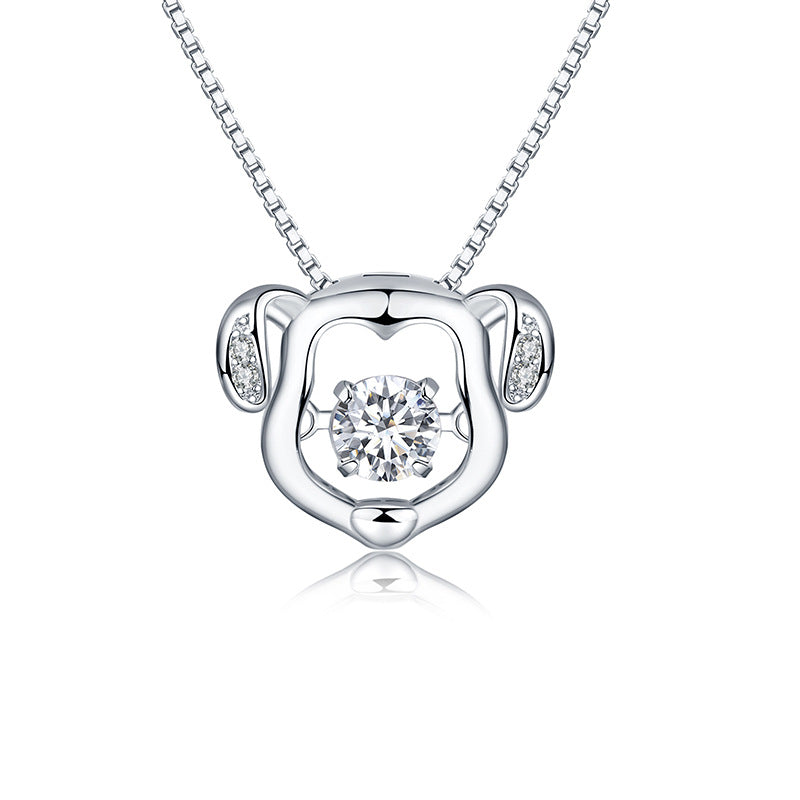 Wholesale Zodiac Smart Pendant Clavicle Chain Necklaces Choker Necklace ACC-NE-YJY001