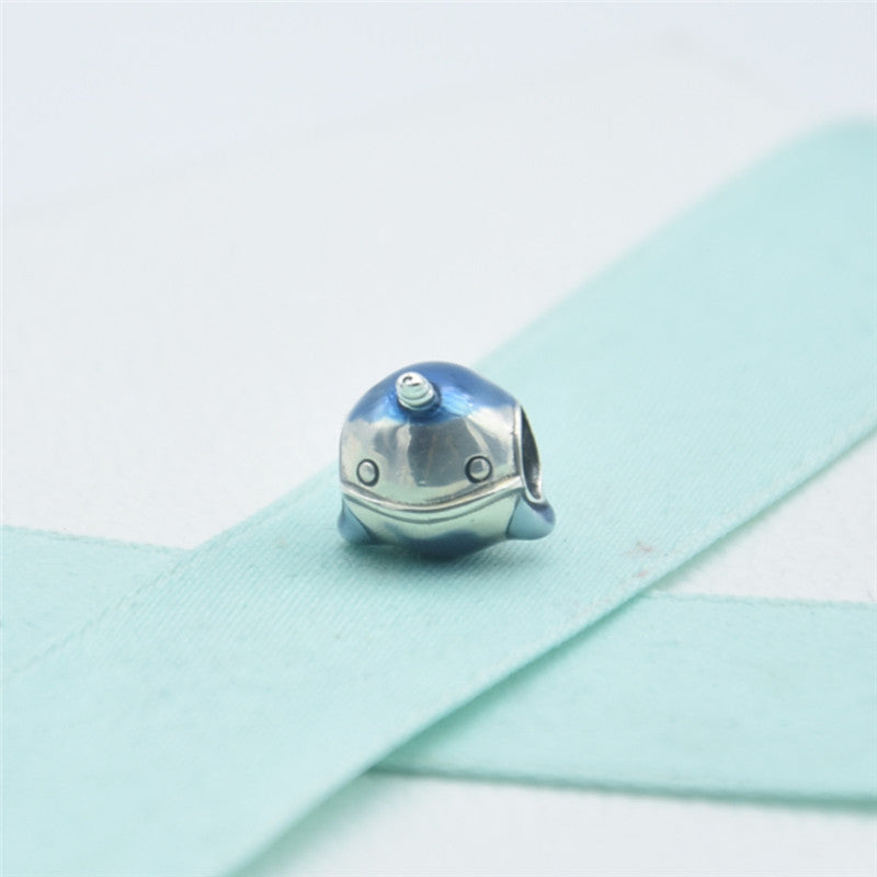 Wholesale blue flashing narwhal beaded dolphin turtle beaded  bracelet