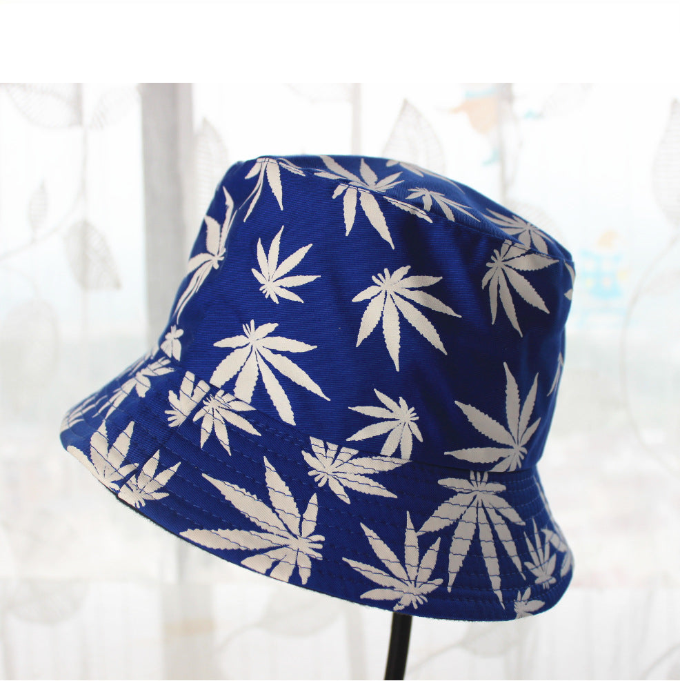 Wholesale leaf printing fisherman hat bucket hat