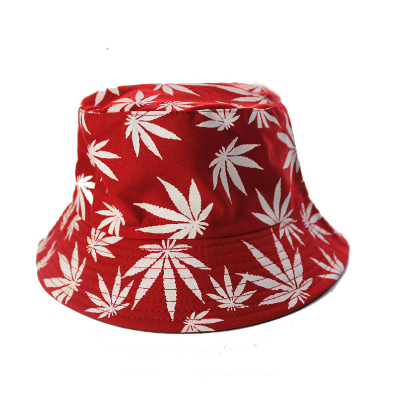 Wholesale leaf printing fisherman hat bucket hat