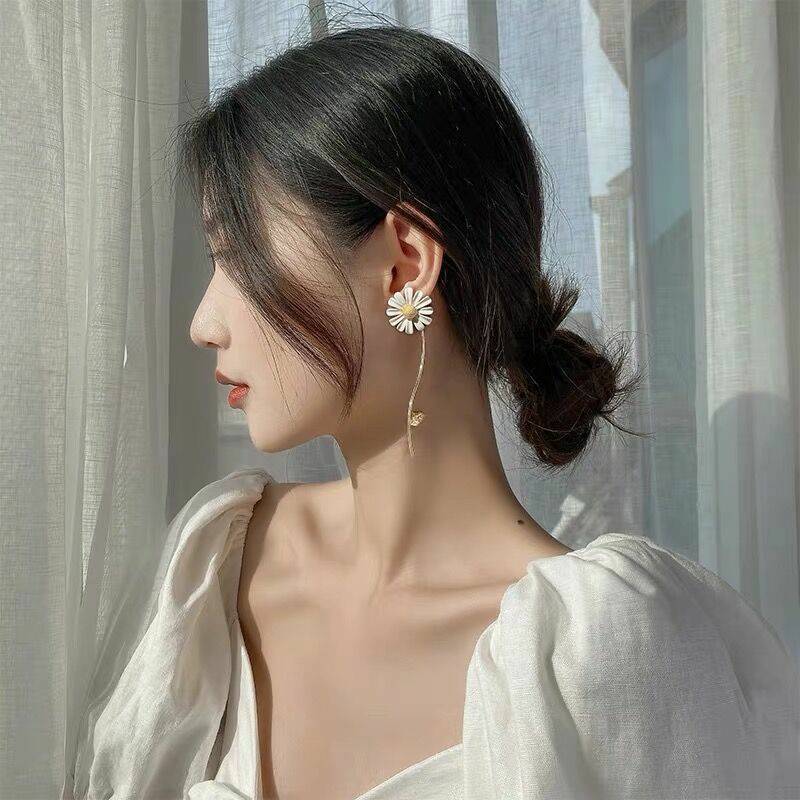 Wholesale White Daisy Necklace Forest Bee Daisy Flower Bracelet ACC-NE-Gangm005