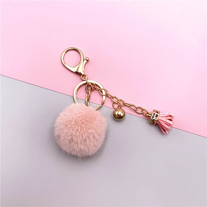 Wholesale Cartoon Candy Color Fur Ball Keychain ACC-KC-KaiYue006