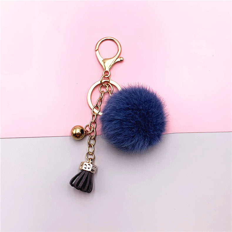 Wholesale Cartoon Candy Color Fur Ball Keychain ACC-KC-KaiYue006