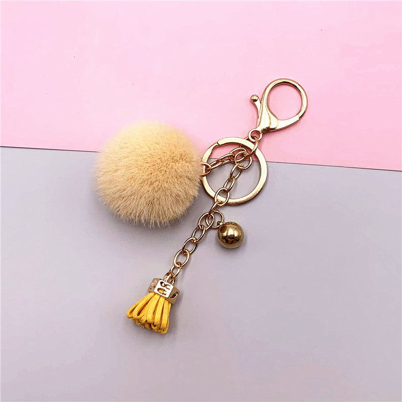 Wholesale Cartoon Candy Color Fur Ball Keychain ACC-KC-KaiYue006