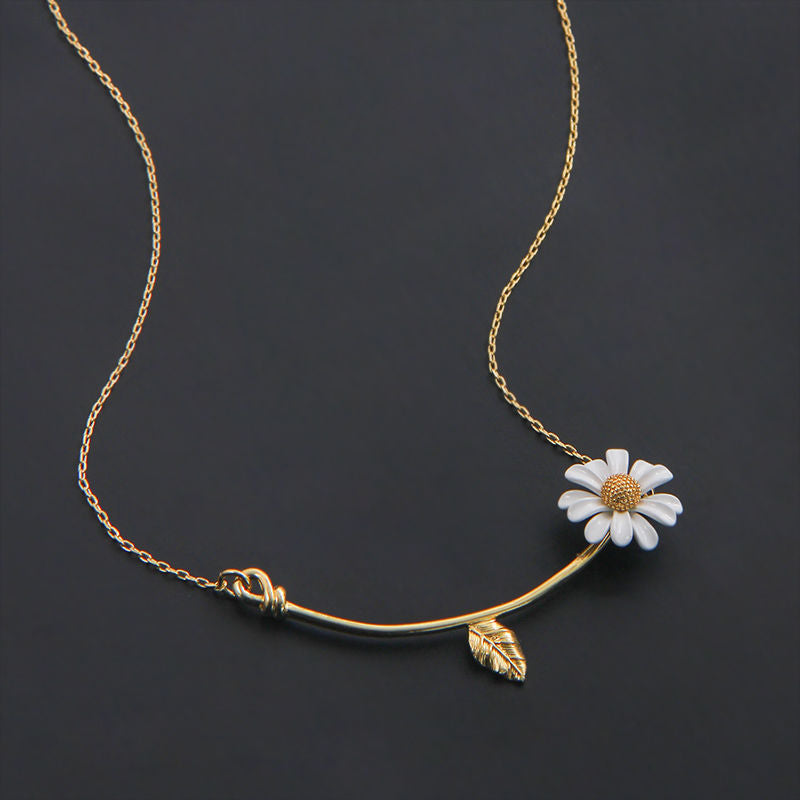 Wholesale White Daisy Necklace Forest Bee Daisy Flower Bracelet ACC-NE-Gangm005
