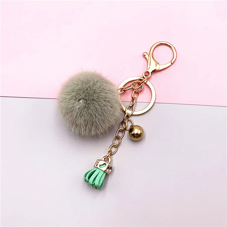 Wholesale Cartoon Candy Color Fur Ball Keychain ACC-KC-KaiYue006