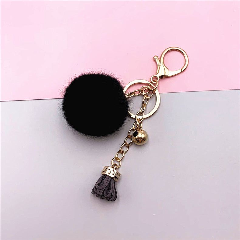 Wholesale Cartoon Candy Color Fur Ball Keychain ACC-KC-KaiYue006