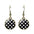 Wholesale Polka Dot Pattern Time Gemstone Earrings