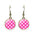 Wholesale Polka Dot Pattern Time Gemstone Earrings