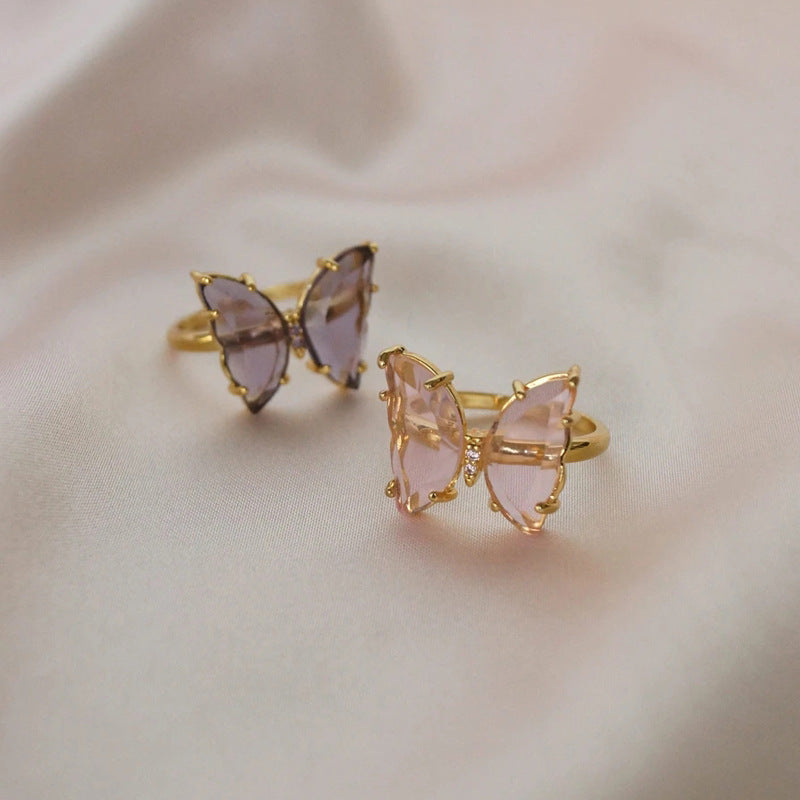 Wholesale Gold Plated Butterfly  Ring