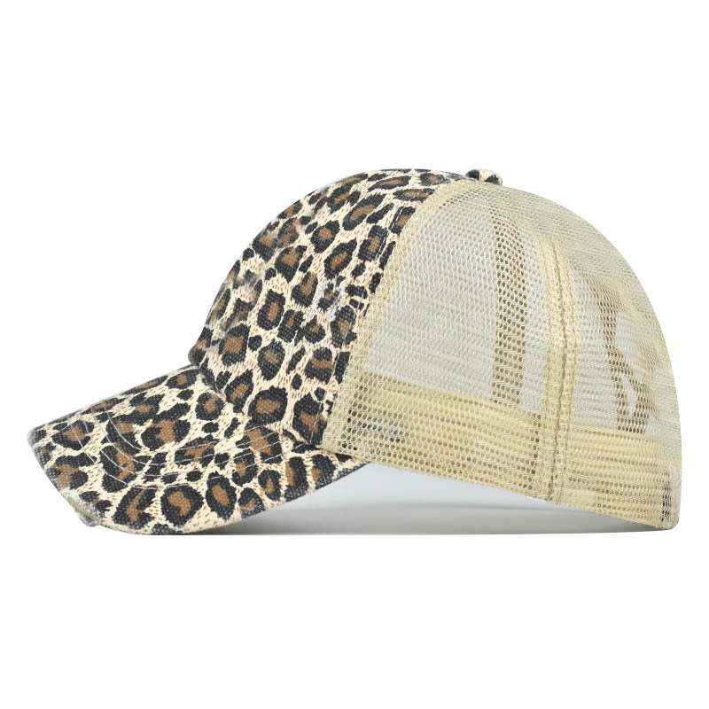 Wholesale Washed Cross Ponytail Baseball Cap Hat ACC-HT-ErXu008