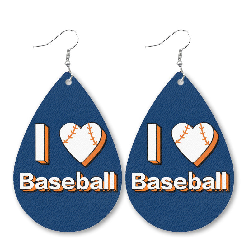 Wholesale 2 Pairs/pack Mother's Day MOM Bear Dream Catcher Leather Earrings ACC-ES-HY052