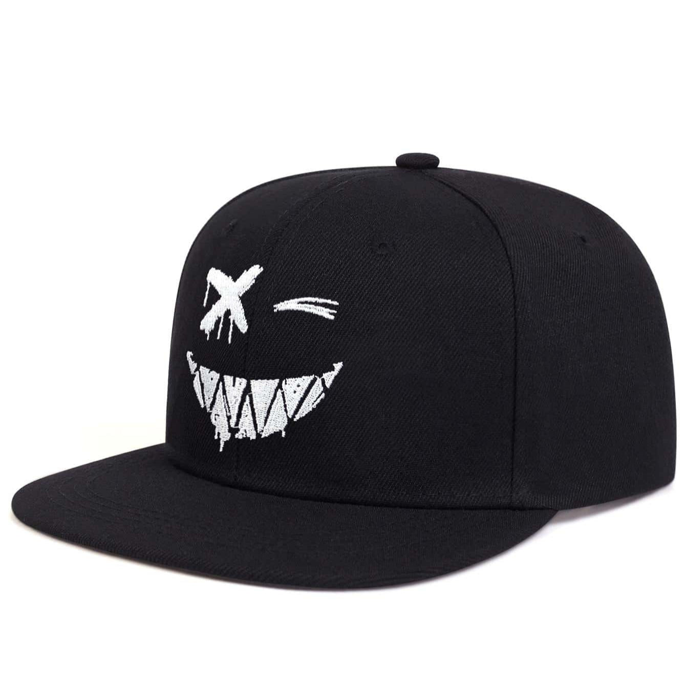 Wholesale Wide Brim Grinning Expression Baseball Cap Hat ACC-HT-KuBang008