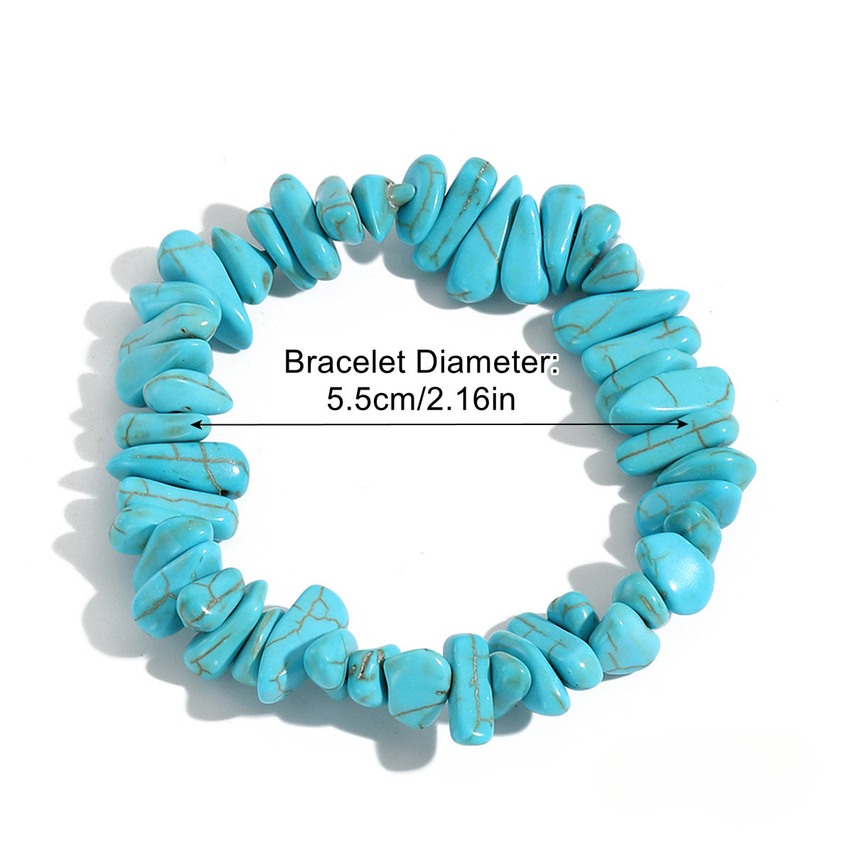 Wholesale Bohemian Ethnic Style Turquoise Beaded Bracelet ACC-BT-ManYi004