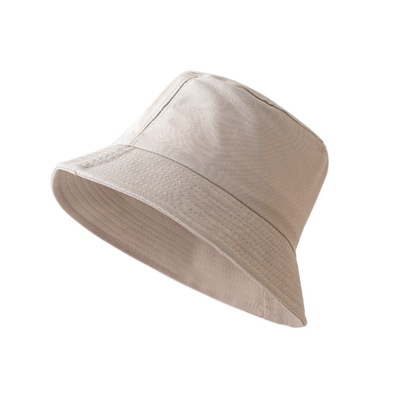 Wholesale Sunshade Cotton Solid Color Bucket Hat
