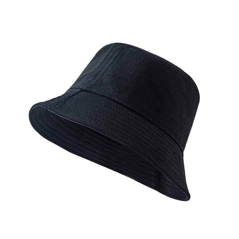 Wholesale Sunshade Cotton Solid Color Bucket Hat