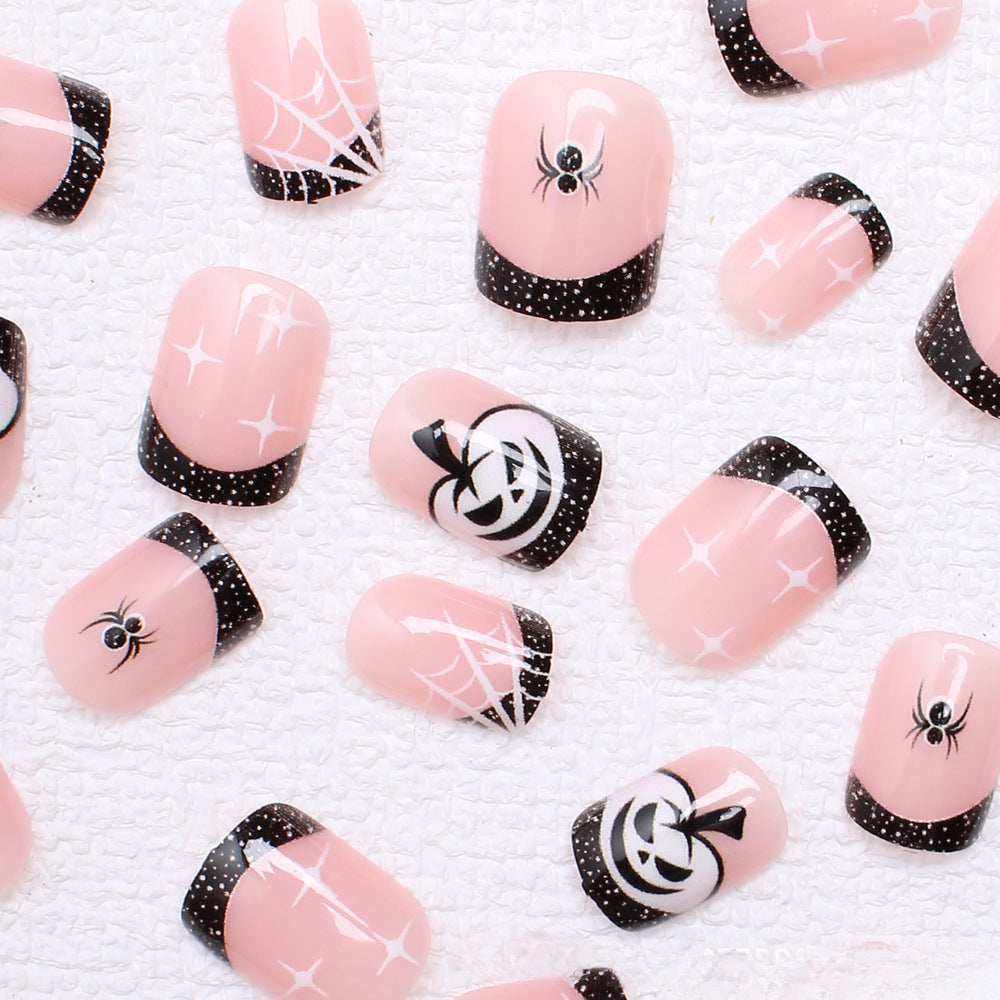 Wholesale 24 Pieces/box Halloween Press-on Nails Kits Nail Stickers ACC-NS-XingNai020