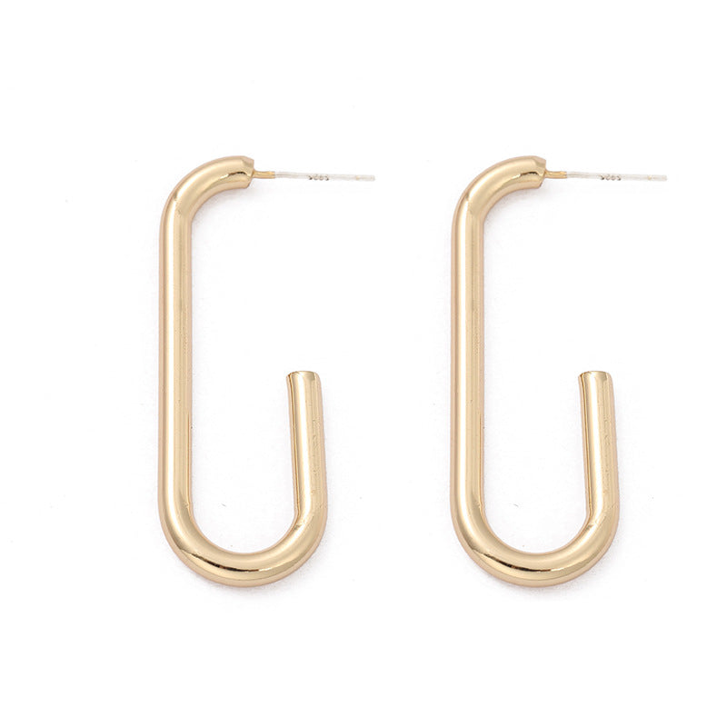 Wholesale  Luxury Geometric Ear Hook Earrings