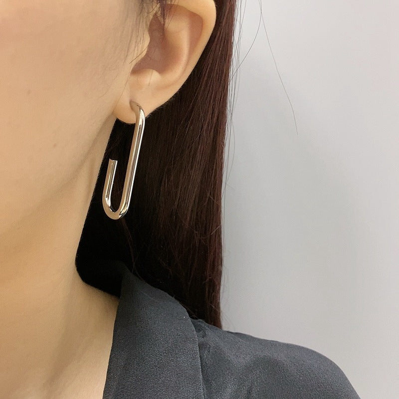 Wholesale  Luxury Geometric Ear Hook Earrings