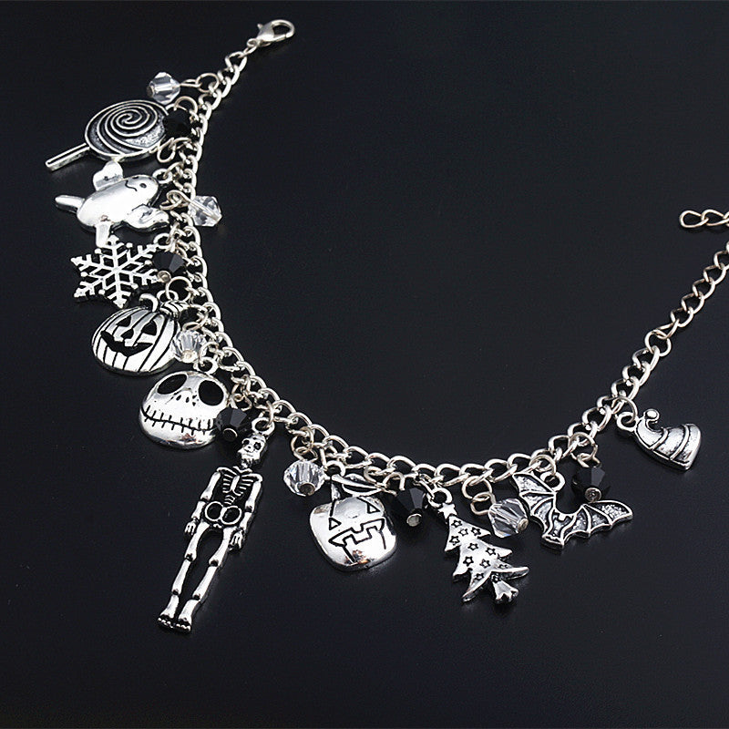 Wholesale Halloween Skull Combination Bracelet ACC-BT-MuMing002