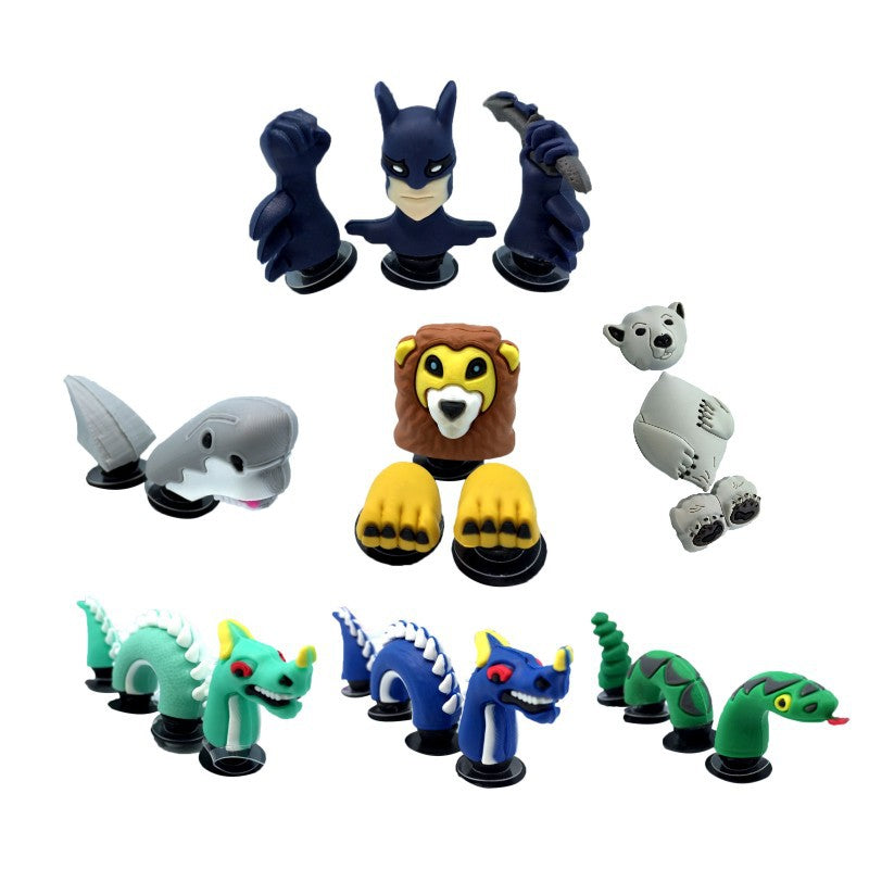 Wholesale  10pcs 3D Fish Shoes Accessories Shoes Charms