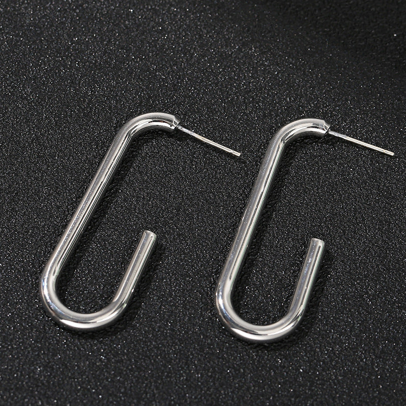Wholesale  Luxury Geometric Ear Hook Earrings