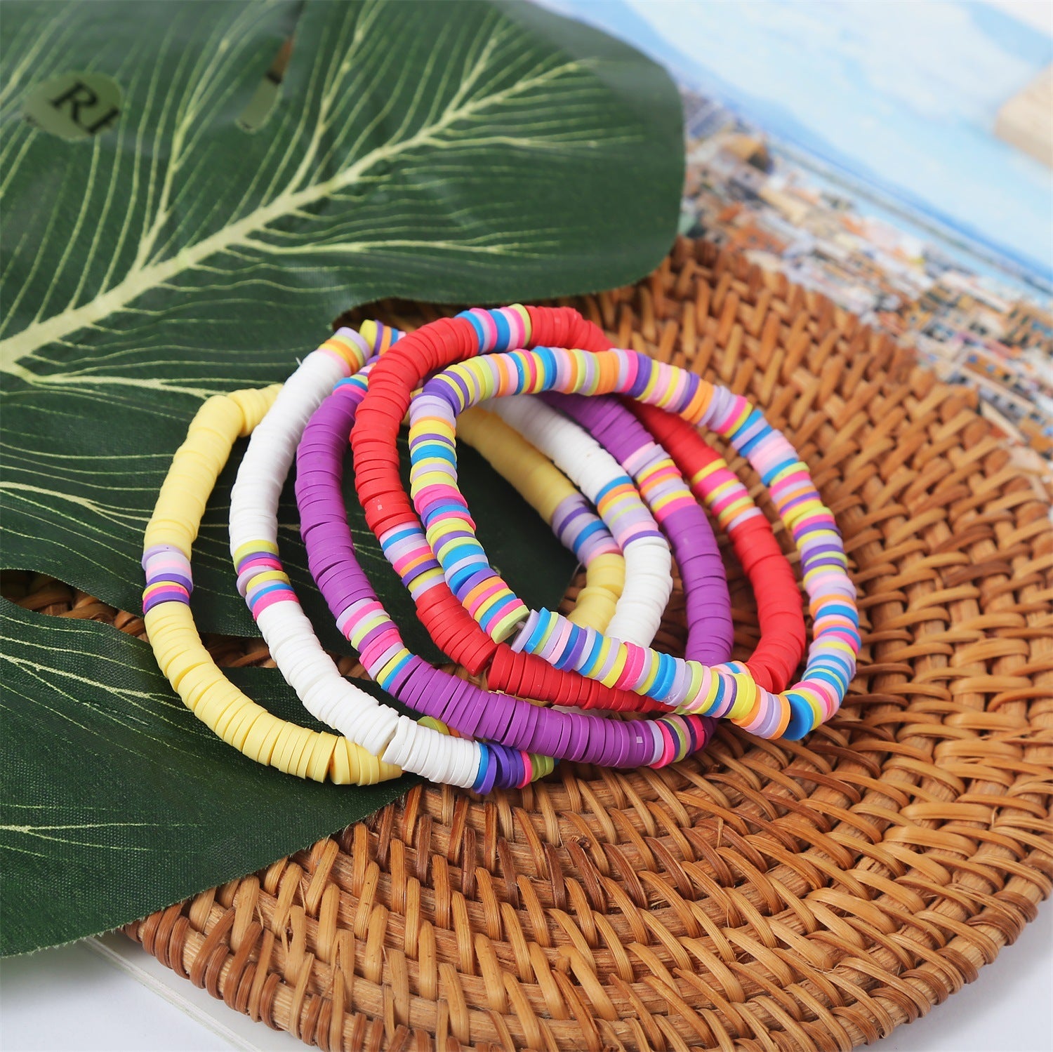 Wholesale Colorful Soft Clay Bracelet Bohemian ACC-BT-ManYi007