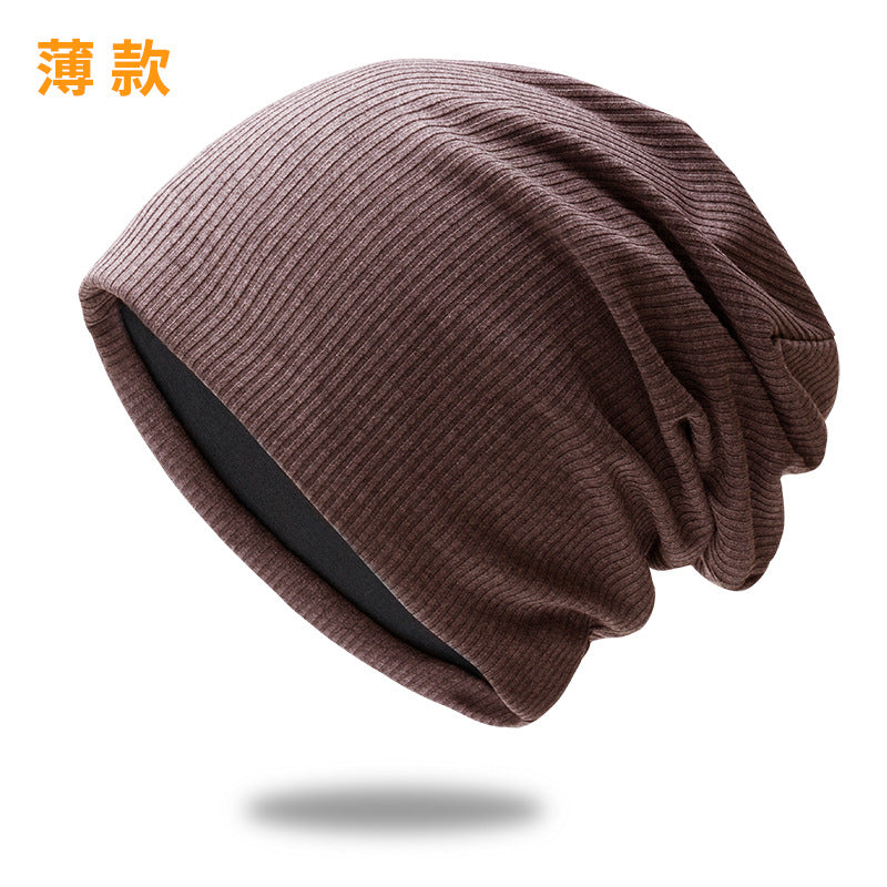 Wholesale Windproof Hat Solid Color Plus Velvet Knitted Hat Beanie ACC-HT-ChangHua005
