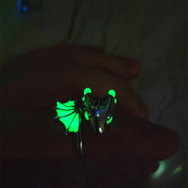 Wholesale retro Dragon opening adjustable alloy ring