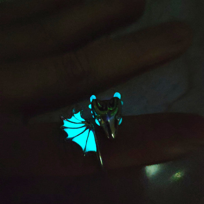 Wholesale retro Dragon opening adjustable alloy ring