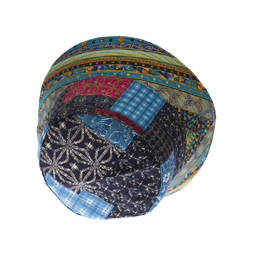 Wholesale Double-sided Ethnic Style Cashew Fisherman Hat Sun Hat Bucket Hat ACC-HT-HeiYang001