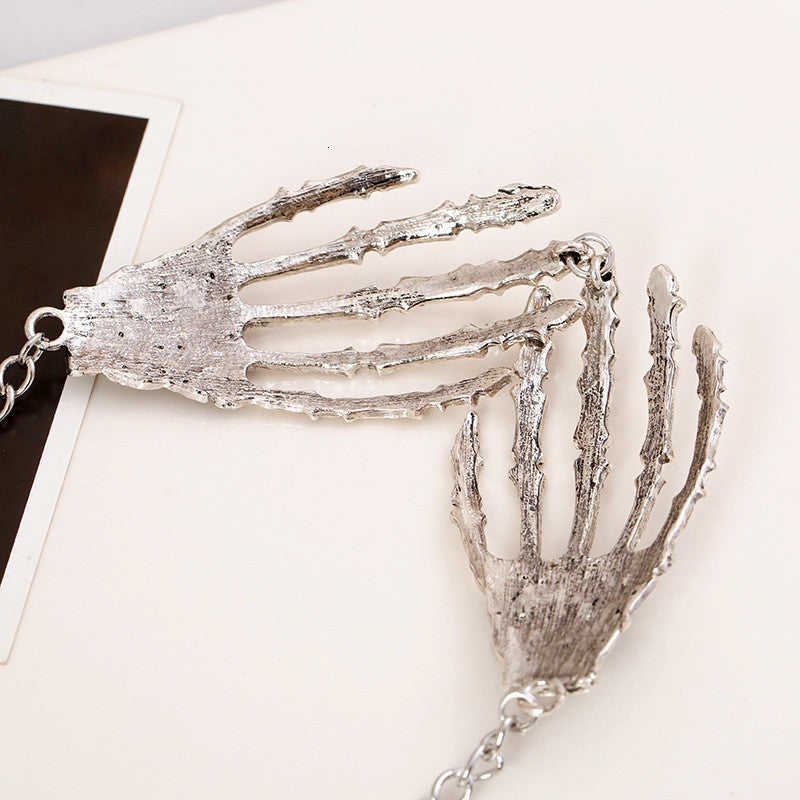 Wholesale Punk Skull Claw Necklace  Costume Jewelry Fashion Accessory Gift