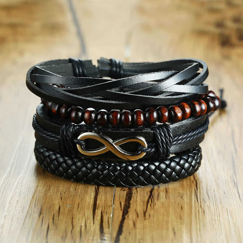 Wholesale Retro Braided Leather Bracelets