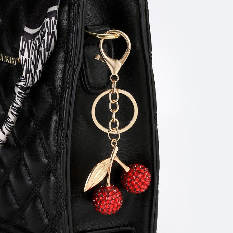Wholesale Diamond Cherry Keychain ACC-KC-RongRui031