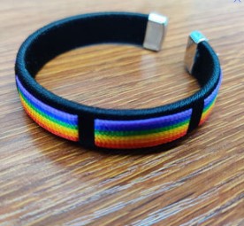 Wholesale LGBT Six Color Thread Braided Rainbow Bracelet LOVE Color Rope Heart Bracelets ACC-BT-Guangg003