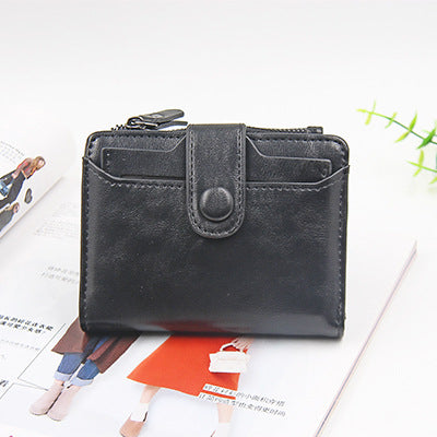 Wholesale Women Short Wallet PU Zipper Folding Clutch Wallet ACC-WT-Zhengn004