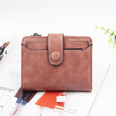 Wholesale Women Short Wallet PU Zipper Folding Clutch Wallet ACC-WT-Zhengn004
