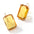 Wholesale  Color Transparent Square Zircon Earrings