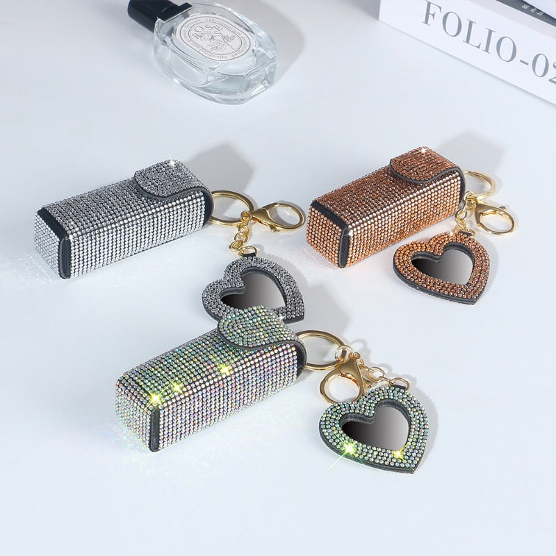 Wholesale Portable Lipstick Bag Keychains ACC-KC-RuiJie006