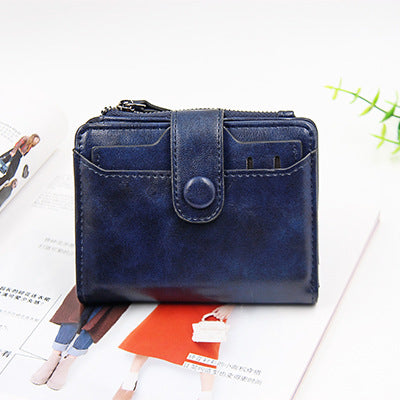 Wholesale Women Short Wallet PU Zipper Folding Clutch Wallet ACC-WT-Zhengn004