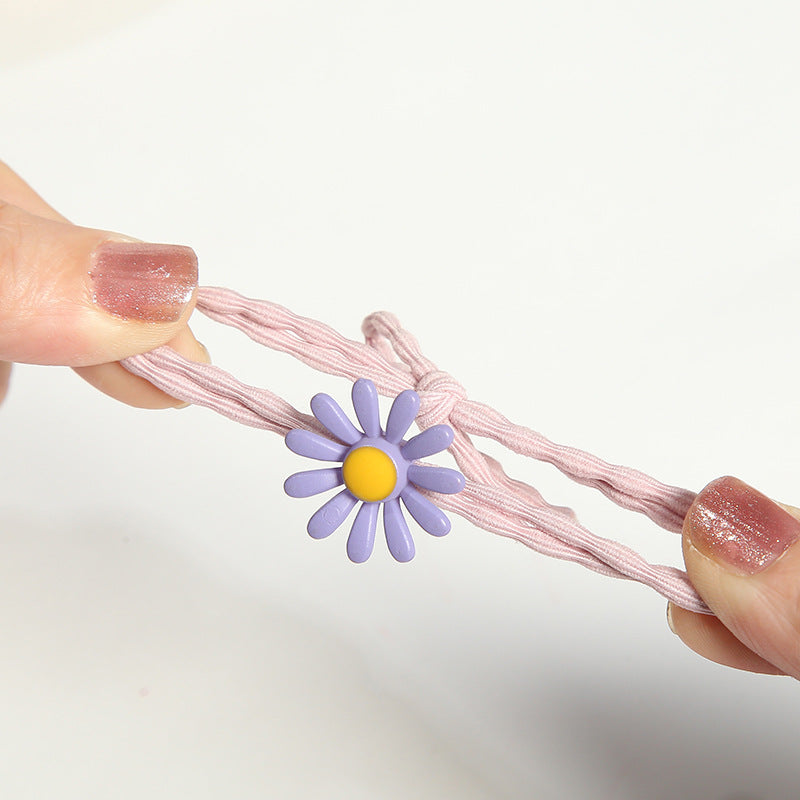 Wholesale Daisy Scrunchie Sweet Candy Color Headdress Hair Scrunchies ACC-HS-Huidi006