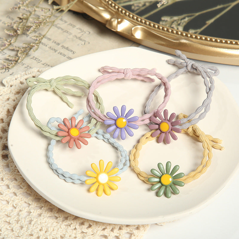 Wholesale Daisy Scrunchie Sweet Candy Color Headdress Hair Scrunchies ACC-HS-Huidi006