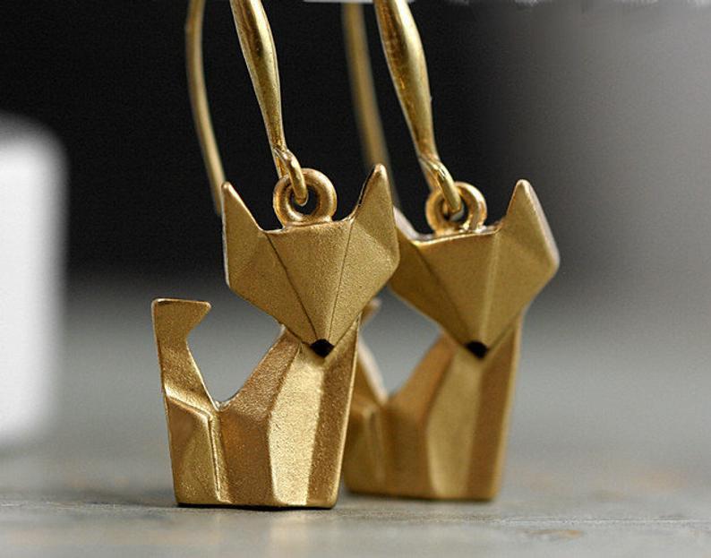 Wholesale Fashion Fox Earrings for Women Alloy Electroplated Jewelry Accessory Wedding Gift