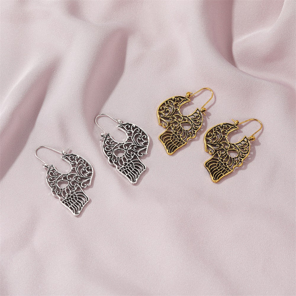 Wholesale Gothic Skull Earrings,  Alloy Electroplated,   Party Jewelry Accessory for Resale