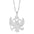 Wholesale  Eagle Necklace Alloy Electroplated Hollow Eagle Pendant Necklace