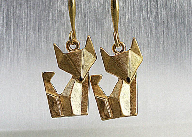 Wholesale Fashion Fox Earrings for Women Alloy Electroplated Jewelry Accessory Wedding Gift