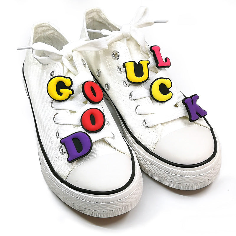 Wholesale Random 100pcs Cute Cartoon PVC Soft Rubber Shoe Buckle Decoration ACC-SC-YiBang003